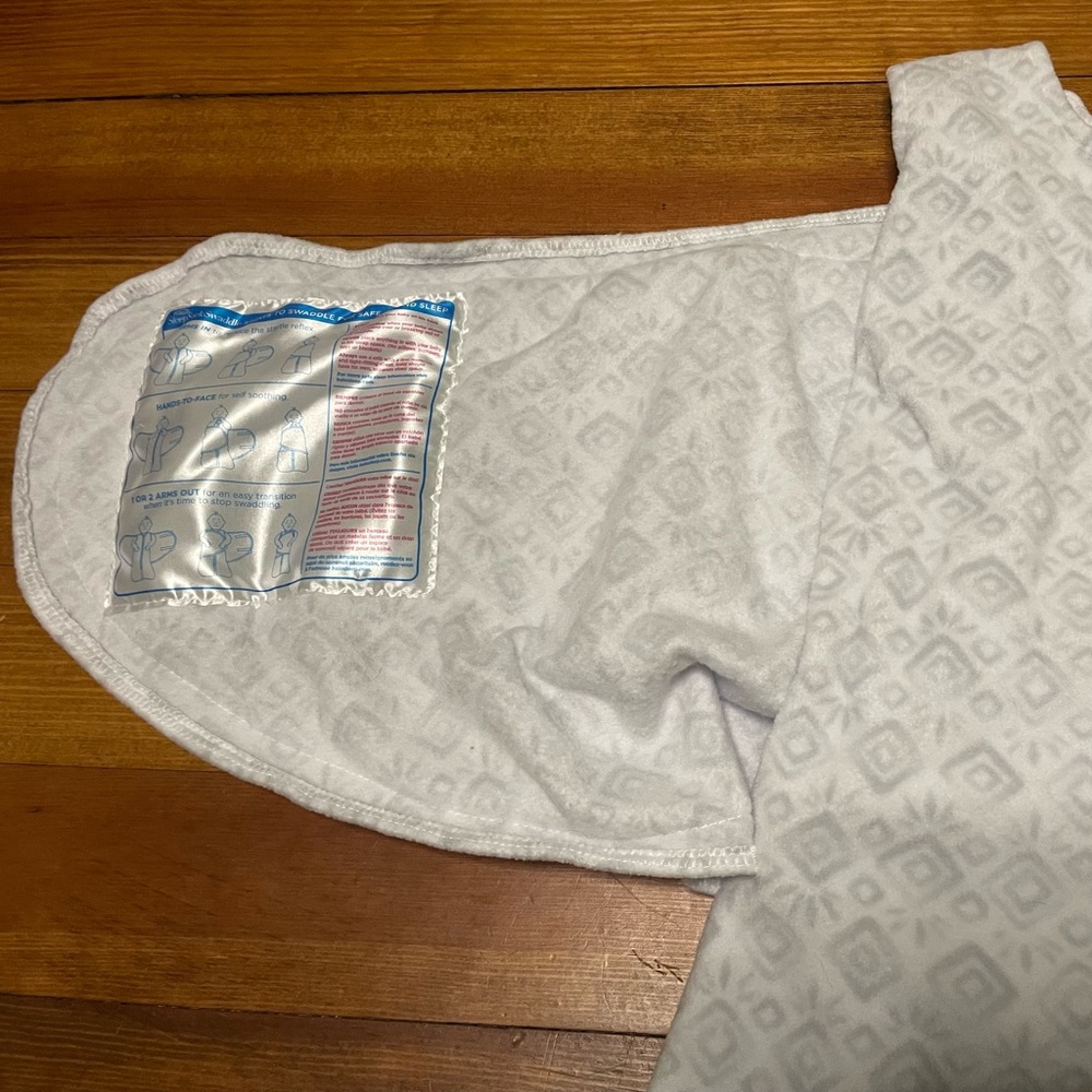 Halo Gray Fleece SleepSack Swaddles Size Small 3-6 Months - Picture 5 of 16